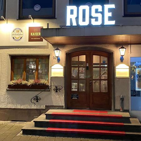 Hotel Goldene Rose Ebersbach an der Fils Exterior foto