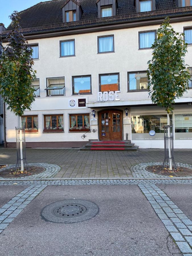 Hotel Goldene Rose Ebersbach an der Fils Exterior foto